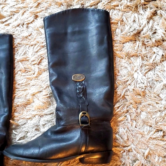 Cristina slouchy leather boots - Picture 4 of 16